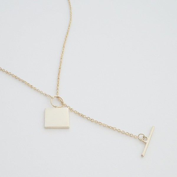 Gwyneth Toggle Charm Necklace