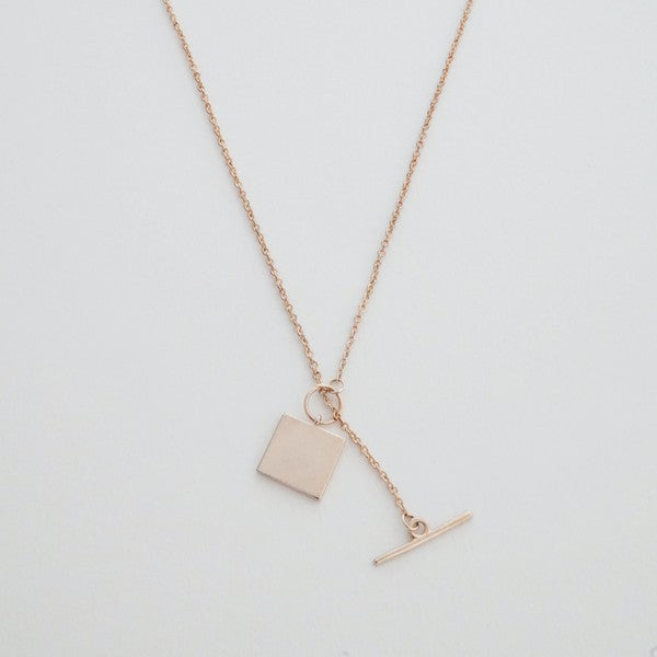 Gwyneth Toggle Charm Necklace