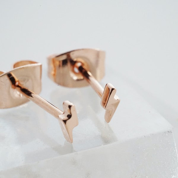 Mini Lightning Bold Stud Earrings