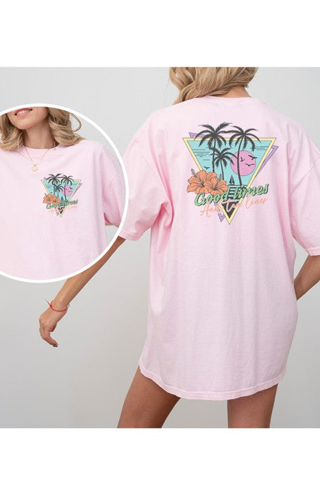 Good Times & Tan Lines Oversized Tee