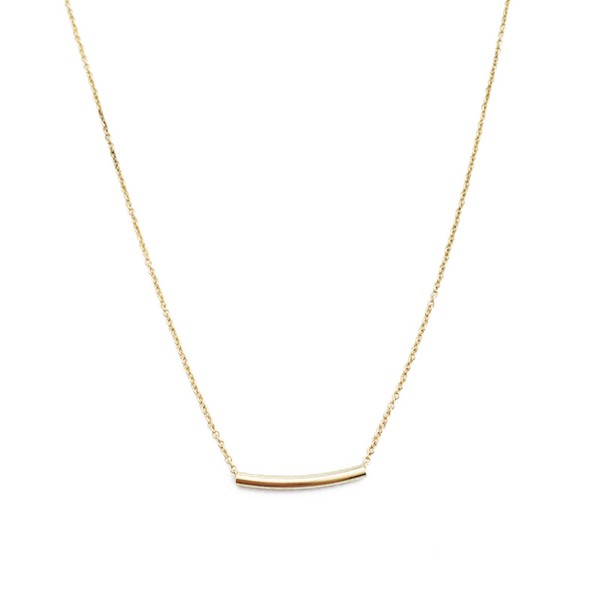 Bend Tube Necklace