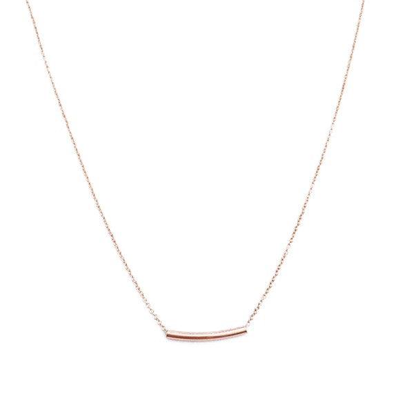 Bend Tube Necklace