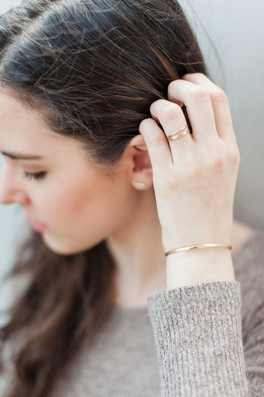 Skinny Stacking Ring Trio