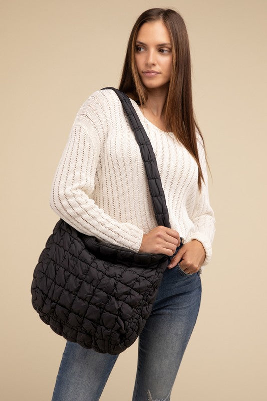 Puff Quilted Crossbody Shoulder Bag